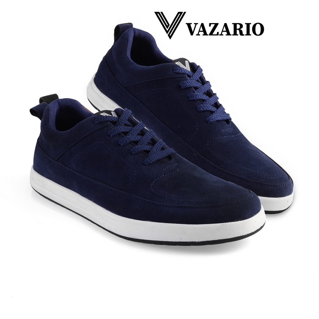 Vazario Sepatu Sneakers Pria Casual Pria Jason Navy Sneaker Sepatu Casual Sneakers Keren Kasual Sepa