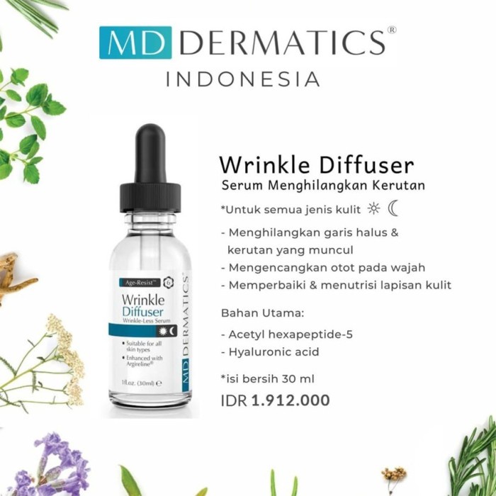MD DERMATICS Wrinkle Diffuser Serum antiaging