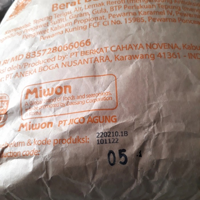 

10kg futepung roti MamaSuka mix 10kg