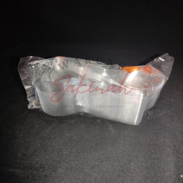 Sendok Bebek Plastik Sendok Makan Bening KCS Isi 50 Pcs