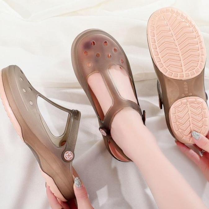 [GRANDGLORIOUS] Sandal Fashion Wanita Veblen Maryjane Sandal Crocs Women Veblen Maryjane