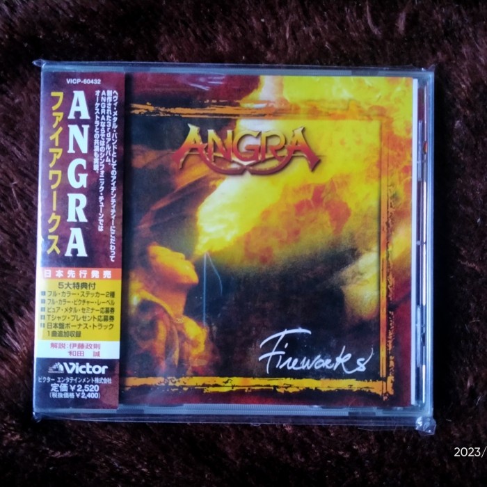 CD ANGRA FIREWORKS JAPAN OBI