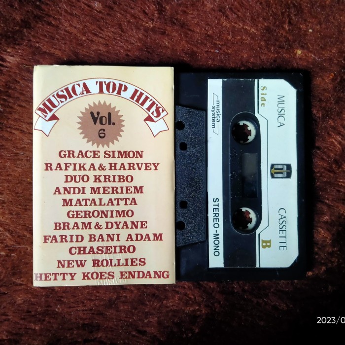 KASET MUSICA TOP HITS VOL 6 CHASEIRO DUO KRIBO GERONIMO DKK