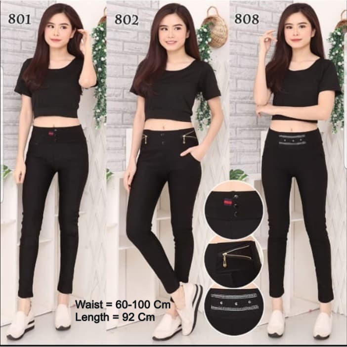 [LADIES UNDERWEAR] Sport Legging 801 Kilap Lycra Premium