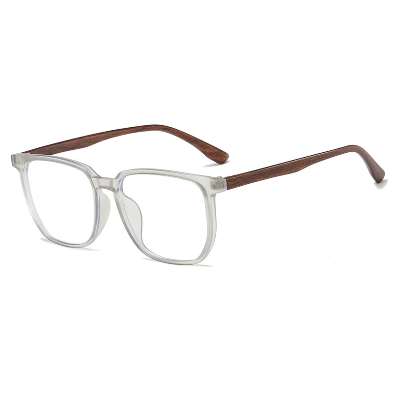 Viendo Frame Kacamata Photocromic Anti Radiasi Blueray Minus CYL Wanita Pria Cowok Komputer Hp Kaca Mata Optik Fashion Korea UV400 Potocromic Fotocromi Bluecromic -1/-1.5/-2/-2.5/-3/-3.5/-4/-4.5/-5/-5.5/-6-Matte Grey