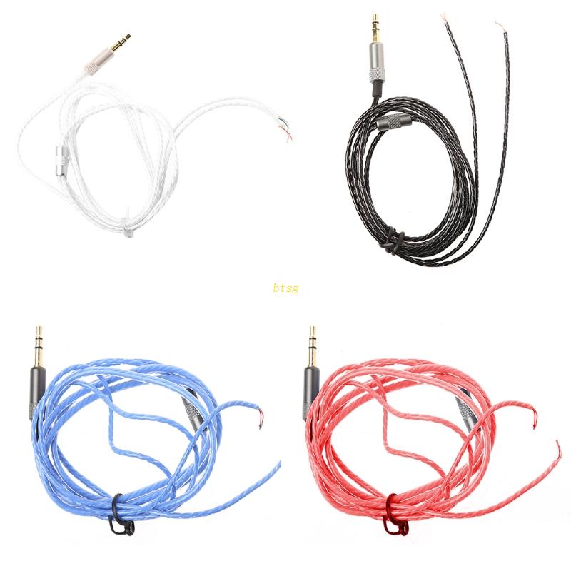 Bt DIY Kabel DIY Headphone 3.5mm Kabel Tanpa Kabel Mikrofon 1.8mm Cabang Garis Diameter Kabel