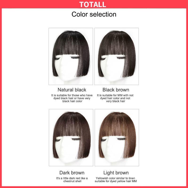 COD Toupee human Hair Tempelan penutup botak rambut asli toupee tipis layer rambut asli-Totall