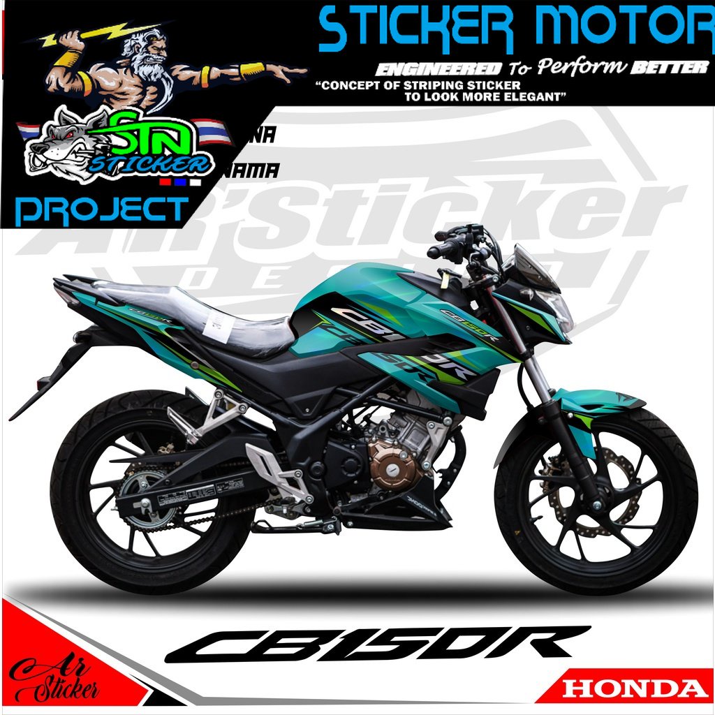 Decal Sticker Full Body CB150R New 2020 2021 2022 - Stiker Dekal Hologram, Chrome CB 150R StreetFire