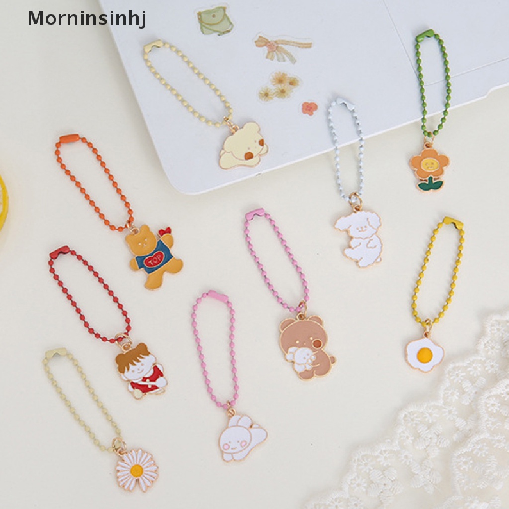 Mornin Kartun Gantungan Kunci Logam Indah Lucu Tas Ornamen Siswa Segar Kunci Cincin Liontin Gadis Gantungan Kunci Aksesoris Kawaii Keychain id