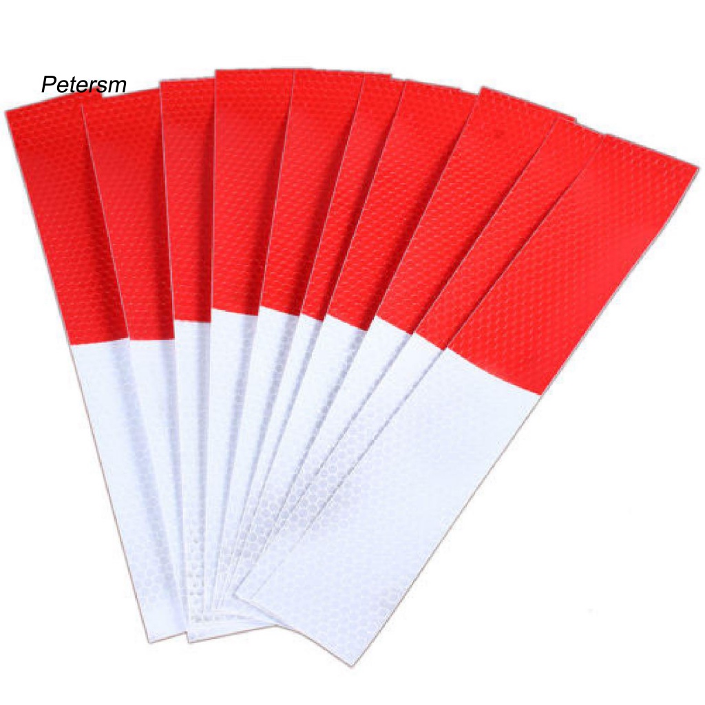 Tape Reflektif Anti Air PP Untuk Kendaraan Merah Putih Body Eksterior Strip Reflektif Mobil Khas
