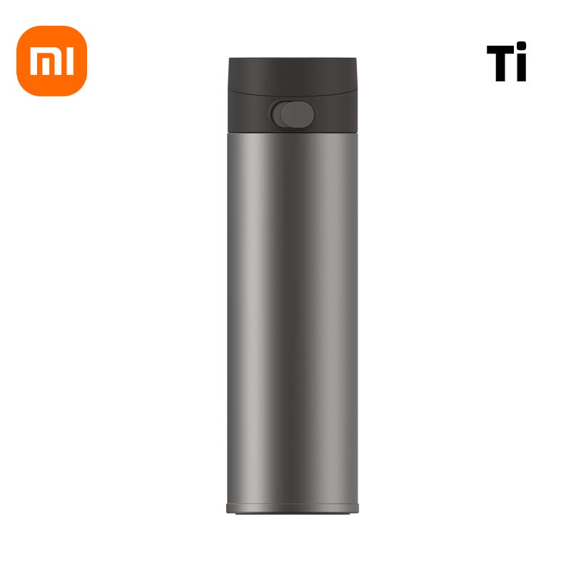 Xiaomi Mijia Thermos Cup Ti 450ml Bahan Titanium Murni 6 Jam Tetap Hangat Bahan Medis Tidak Berbahaya Logam Berat Minuman Sehat