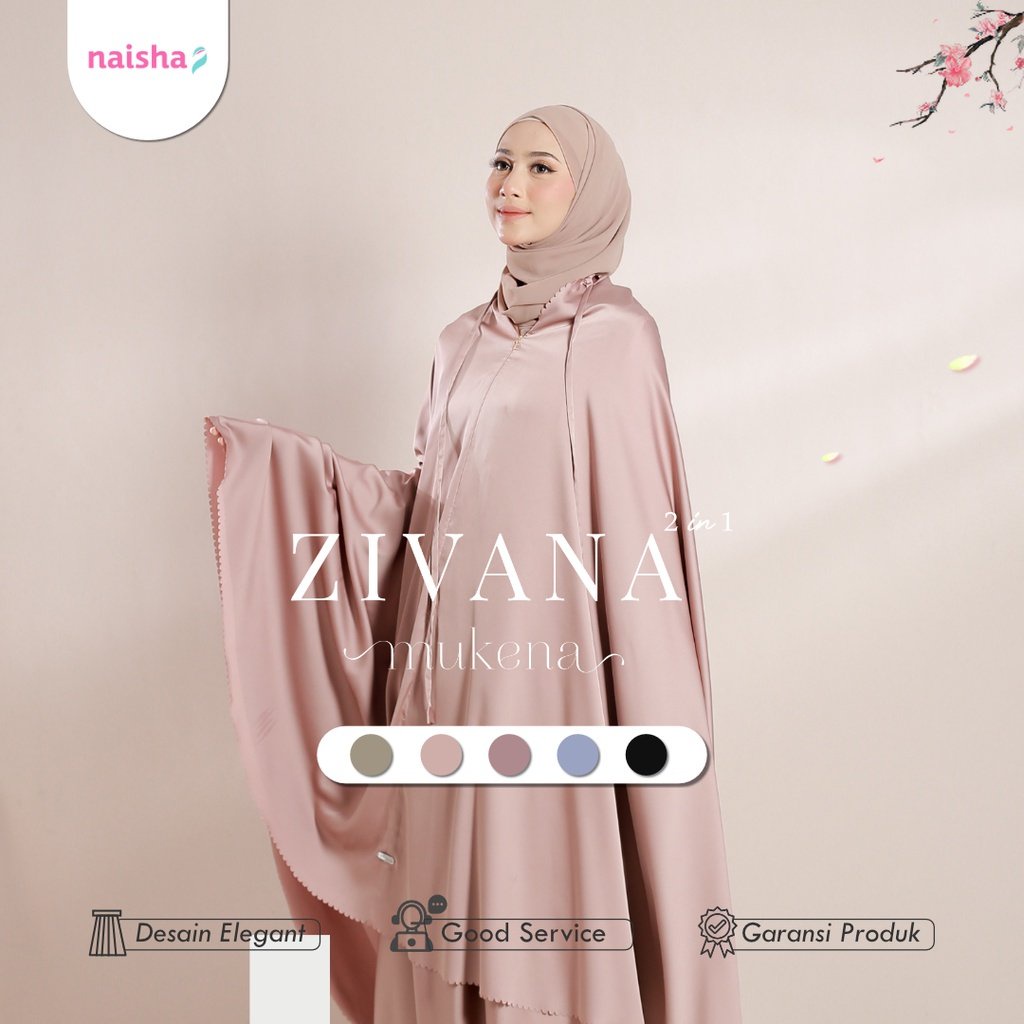 NAISHA OFFICIAL - Zivana Mukenah | Mukena Silk Mewah