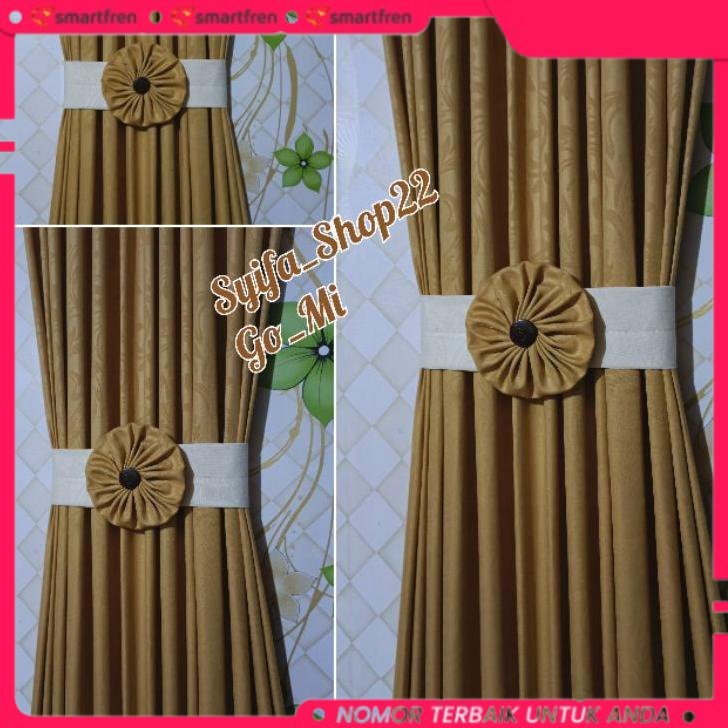 Gorden Jendela Kaca Minimalis Polos Embos Warna Terbaru. Untuk Jendela Kecil Model Pita Ikat Kupu2 T