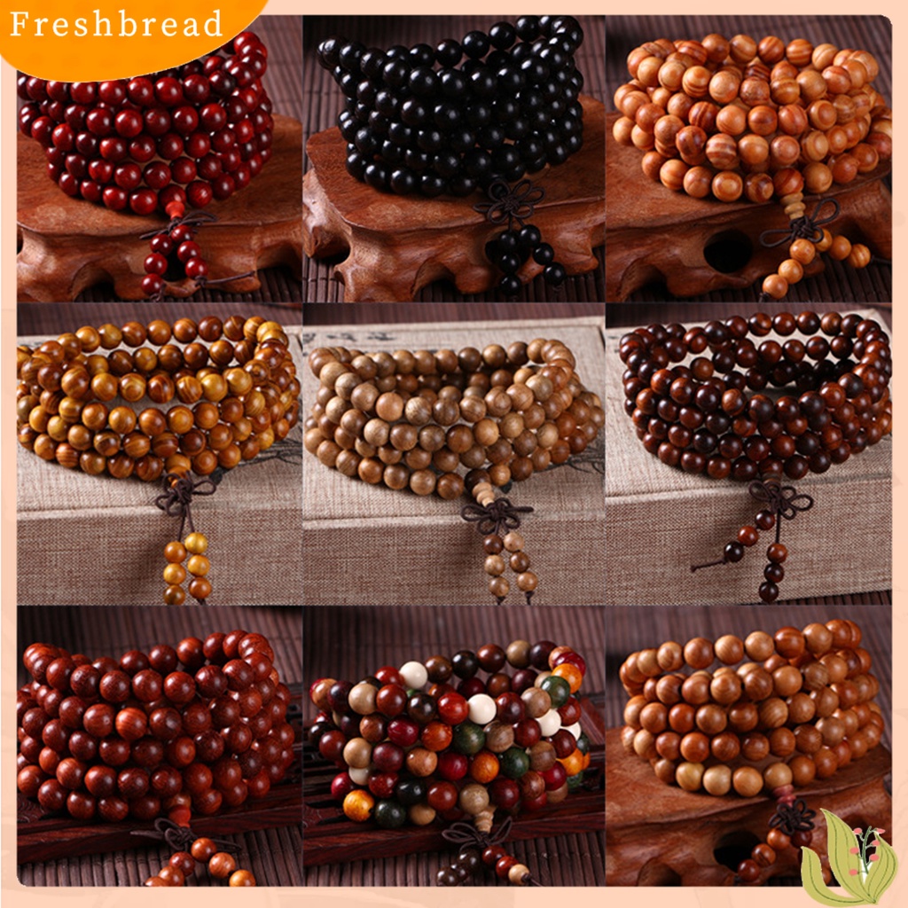 &lt; Freshbread &gt; Gelang Manik-Manik Retro Vintage Healing Soothing Multi Layer Gelang Cendana Etnik Untuk Pakaian Sehari-Hari