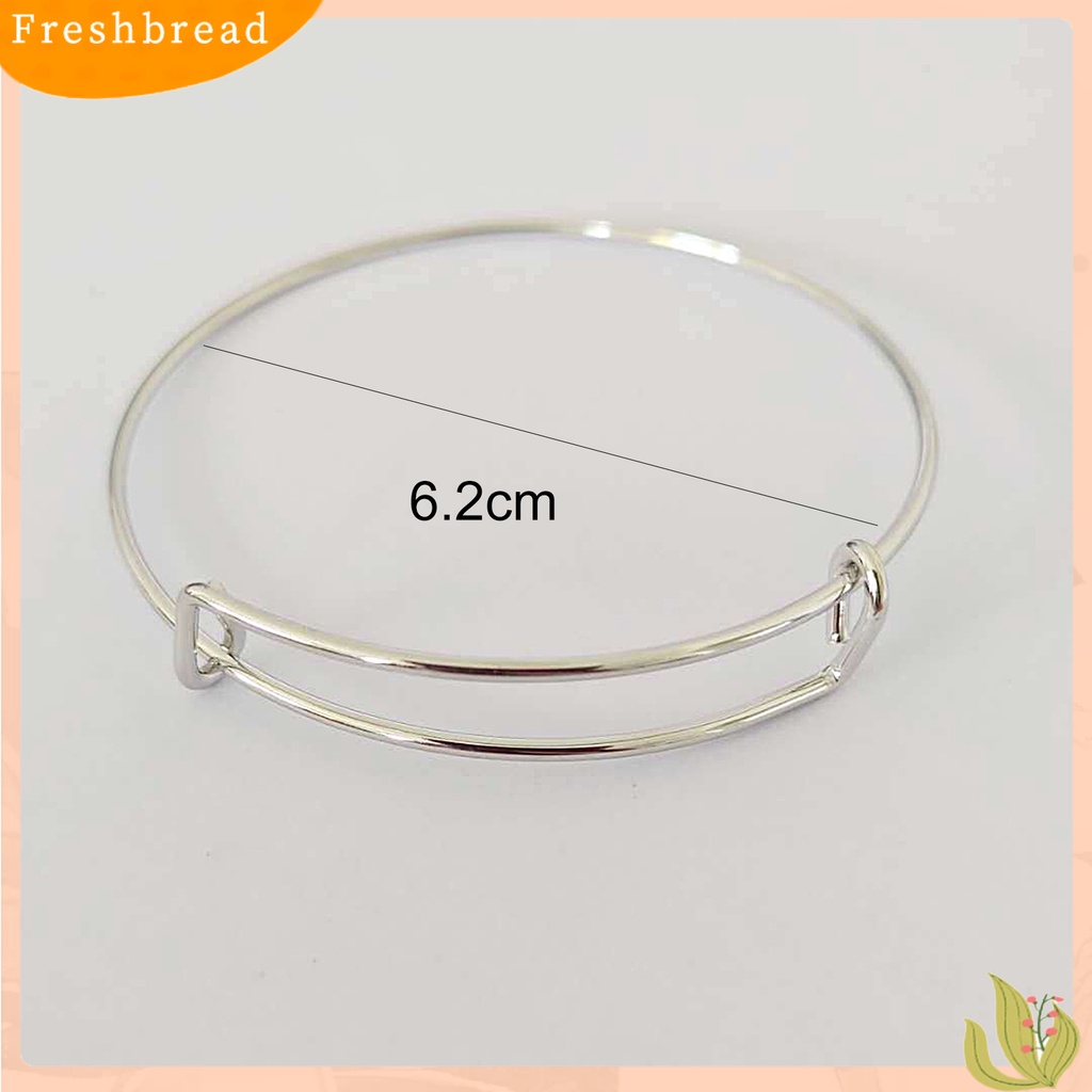 &lt; Freshbread &gt; Wanita Sederhana Dapat Disesuaikan All-match Slidable Bangle Gelang Perhiasan Aksesori