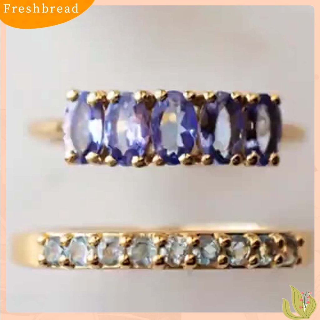 &lt; Freshbread &gt; 3Pcs Cincin Wanita Eye-catching Kreatif Bentuk Alloy Fashionable Women Ring Wedding Band Untuk Pacaran