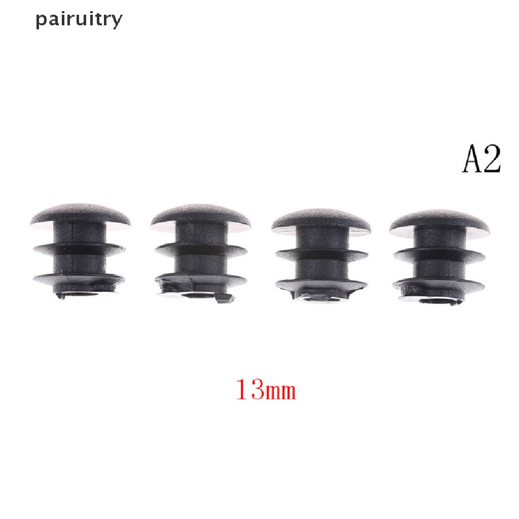 Prt 4PCS Bulat Kaki Kursi Plastik Glide Cap Plug Tubing Pipa Insert Pelindung Lantai PRT