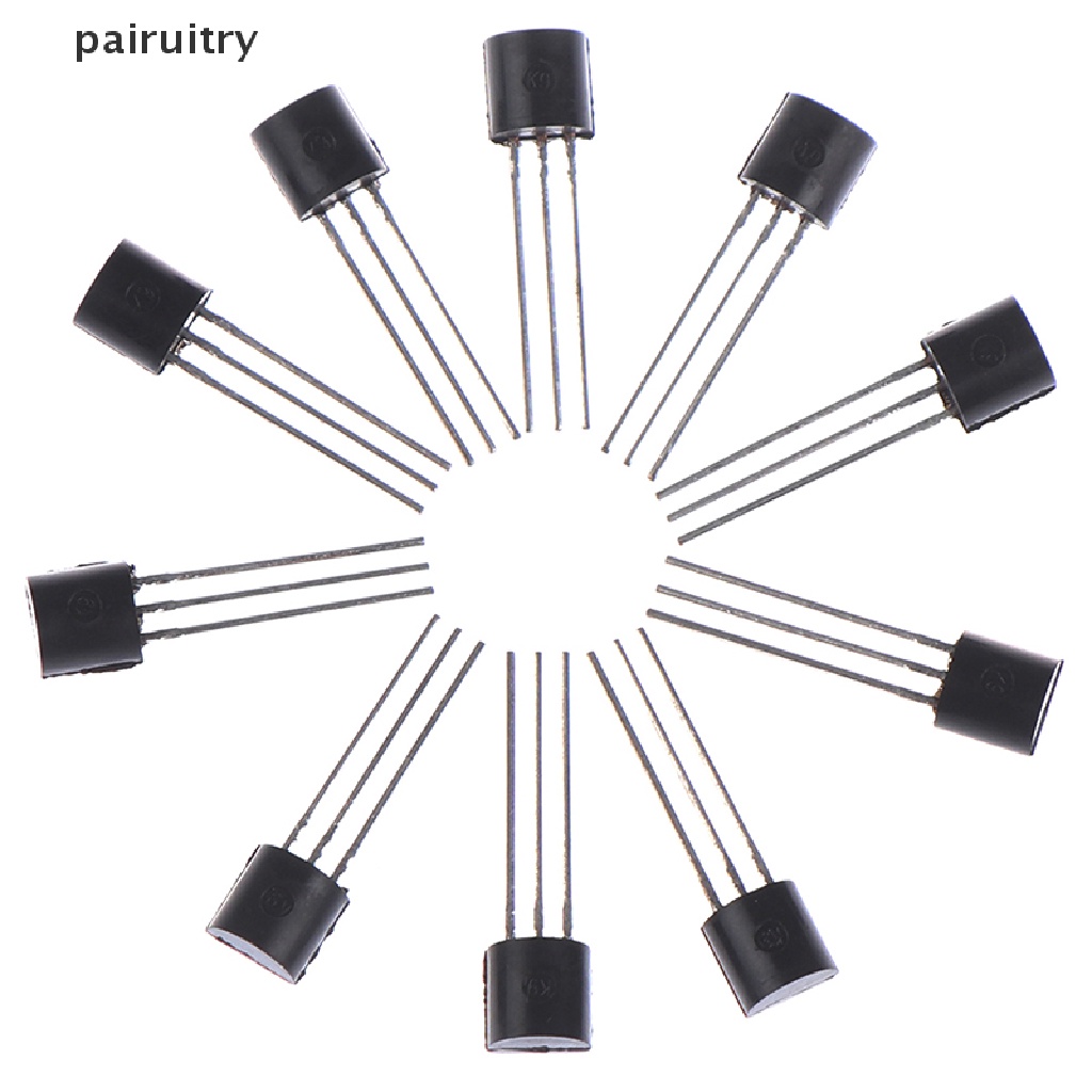 Prt 10PCS BS170 TO-92 Transistor Efek Lapangan In-Line Baru PRT