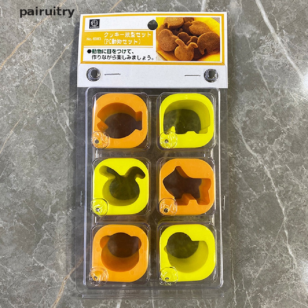 Prt 6Pcs/Set Cookie Cutter Kue Decorag Fondant Alat Pemotong Baking Tool DIY Cetakan PRT