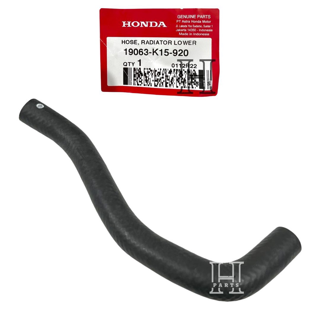 SELANG RADIATOR BAWAH HOSE RADIATOR LOWER CB 150R STREETFIRE K15G K15M &amp; NEW CBR 150R K45G K45N 19063-K15-920 ASLI ORIGINAL AHM HGP