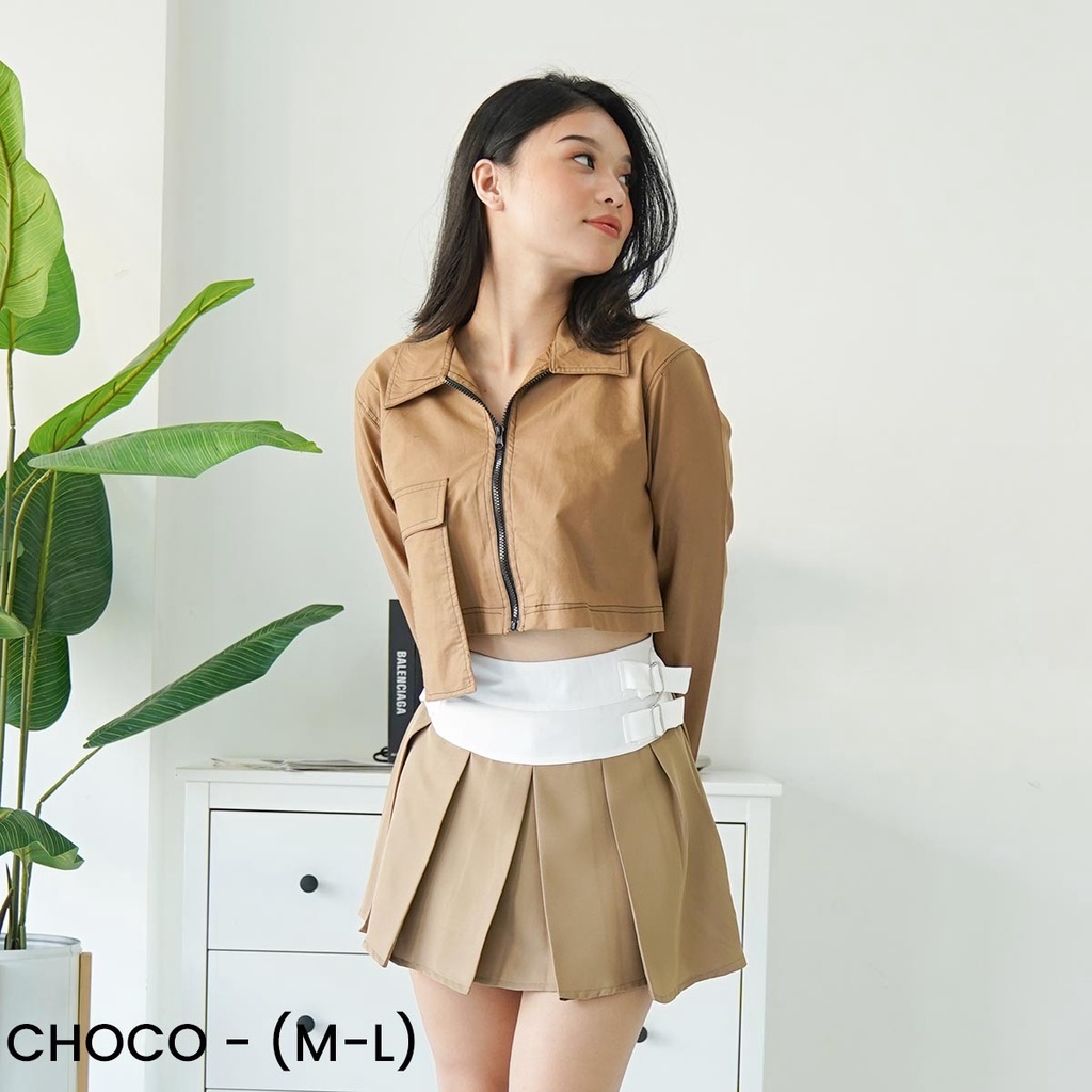 Atasan Kemeja Blouse Top Listed Katun Rebe