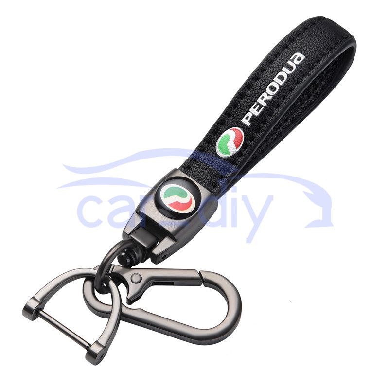 Gantungan Kunci Logam Kulit Logo Mobil Untuk Yamaha Honda Sepeda Motor Toyota Key Chain