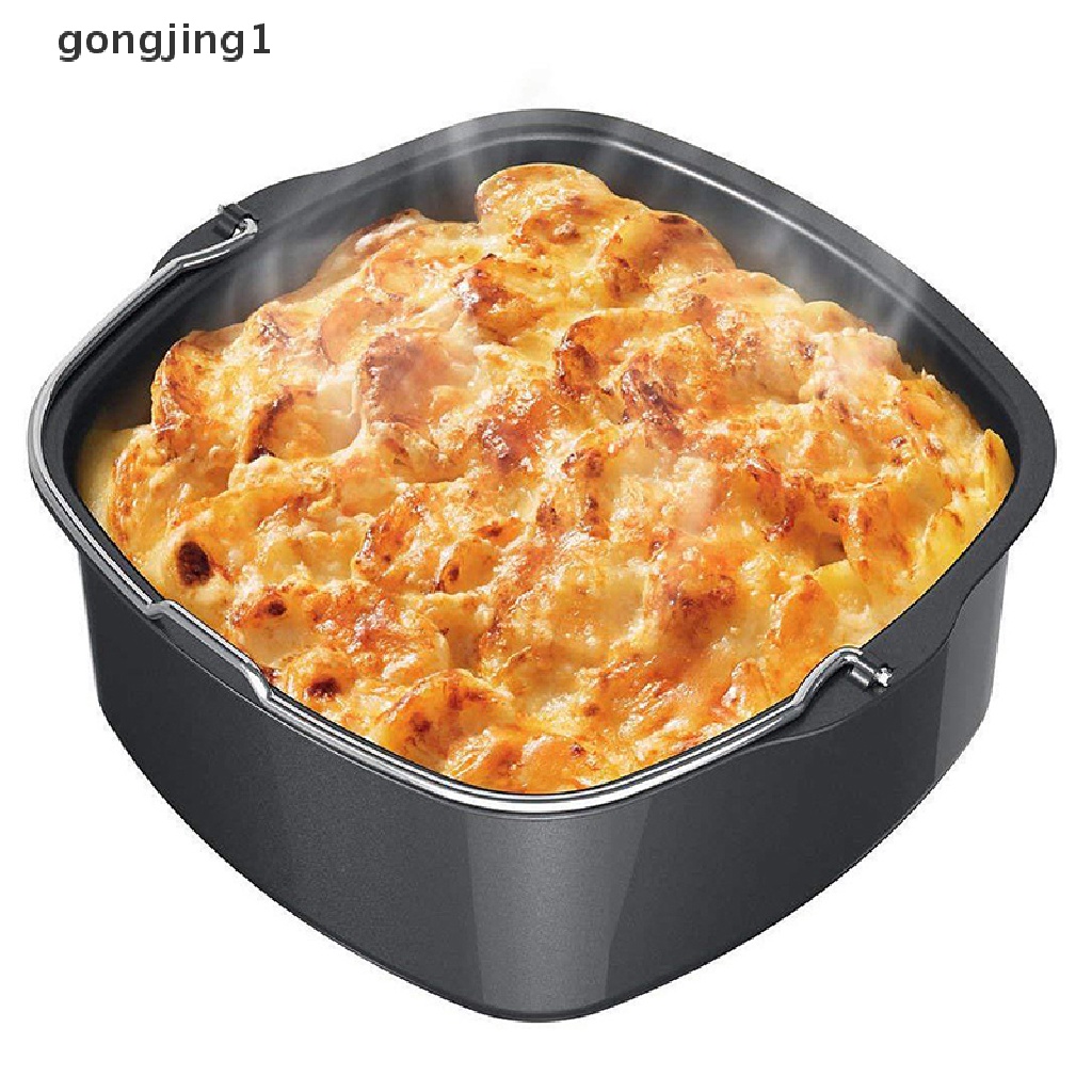 Ggg Cetakan Kue Anti Lengket Air Fryer Roasg Pizza Kue Keranjang Dapur Bakeware Tool ID