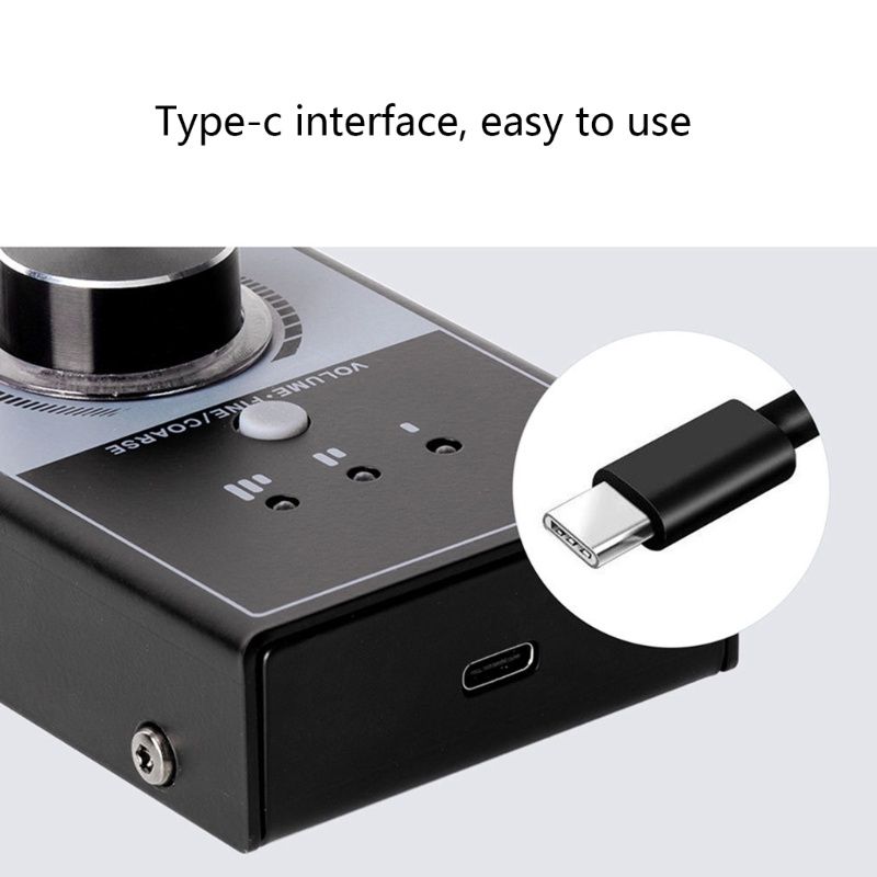 Zzz Knob Kontrol Volume Telepon Komputer Metal Kokoh USB Volume Remote Controller