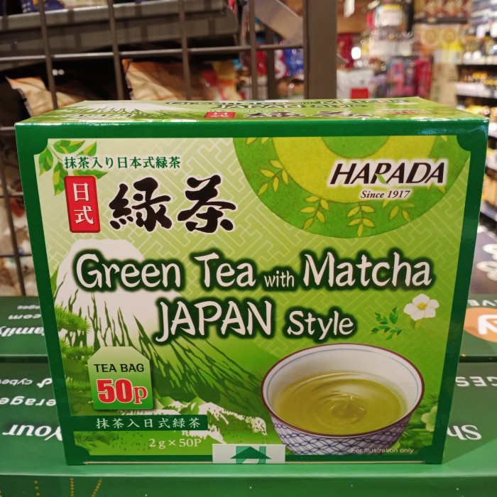 

Harada Green Tea With Matcha Japan Style 100gr 50's