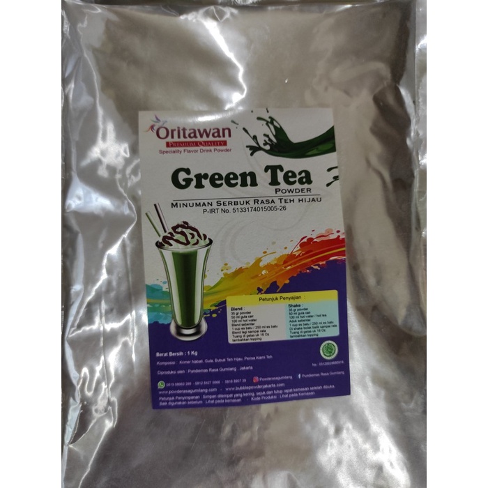 

Ready Stock- Green Tea Powder