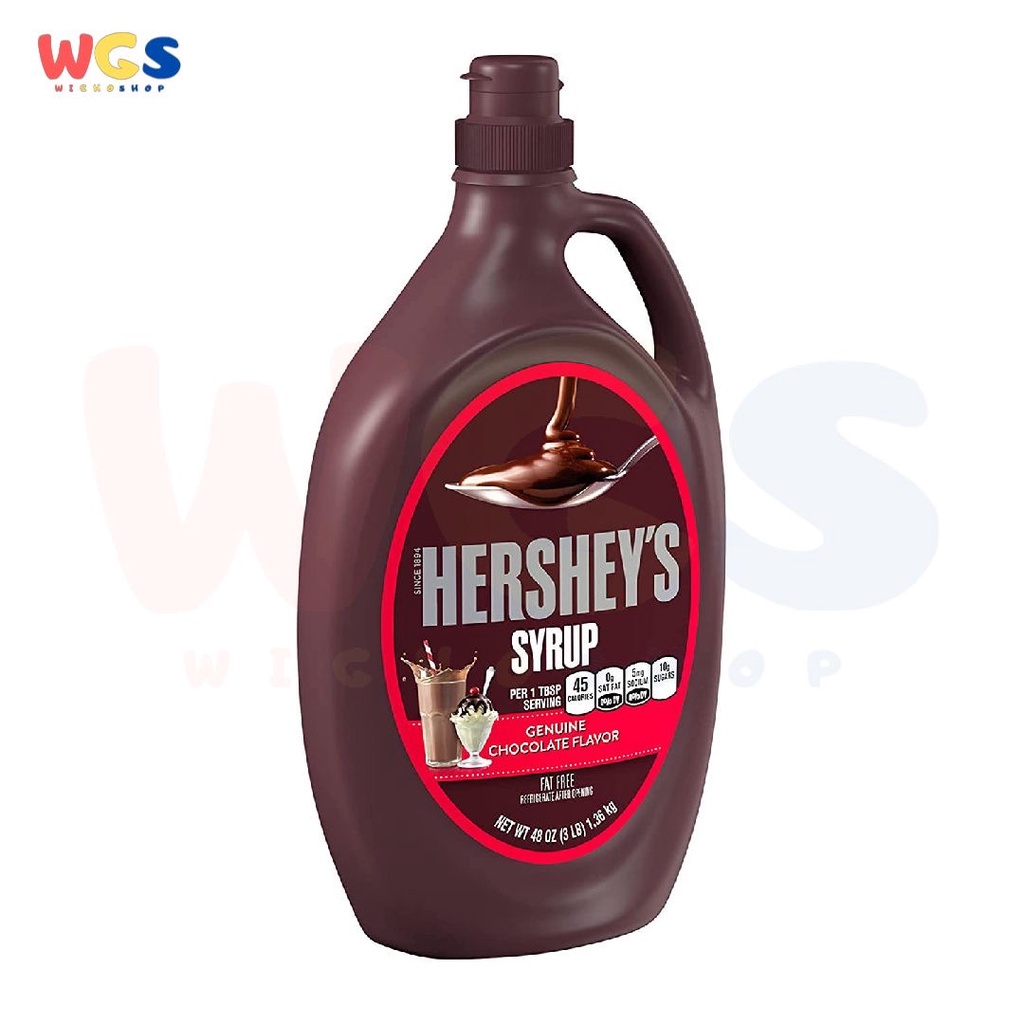 Hershey's Syrup Chocolate Genuine Flavor Fat Free 48oz 1.36kg