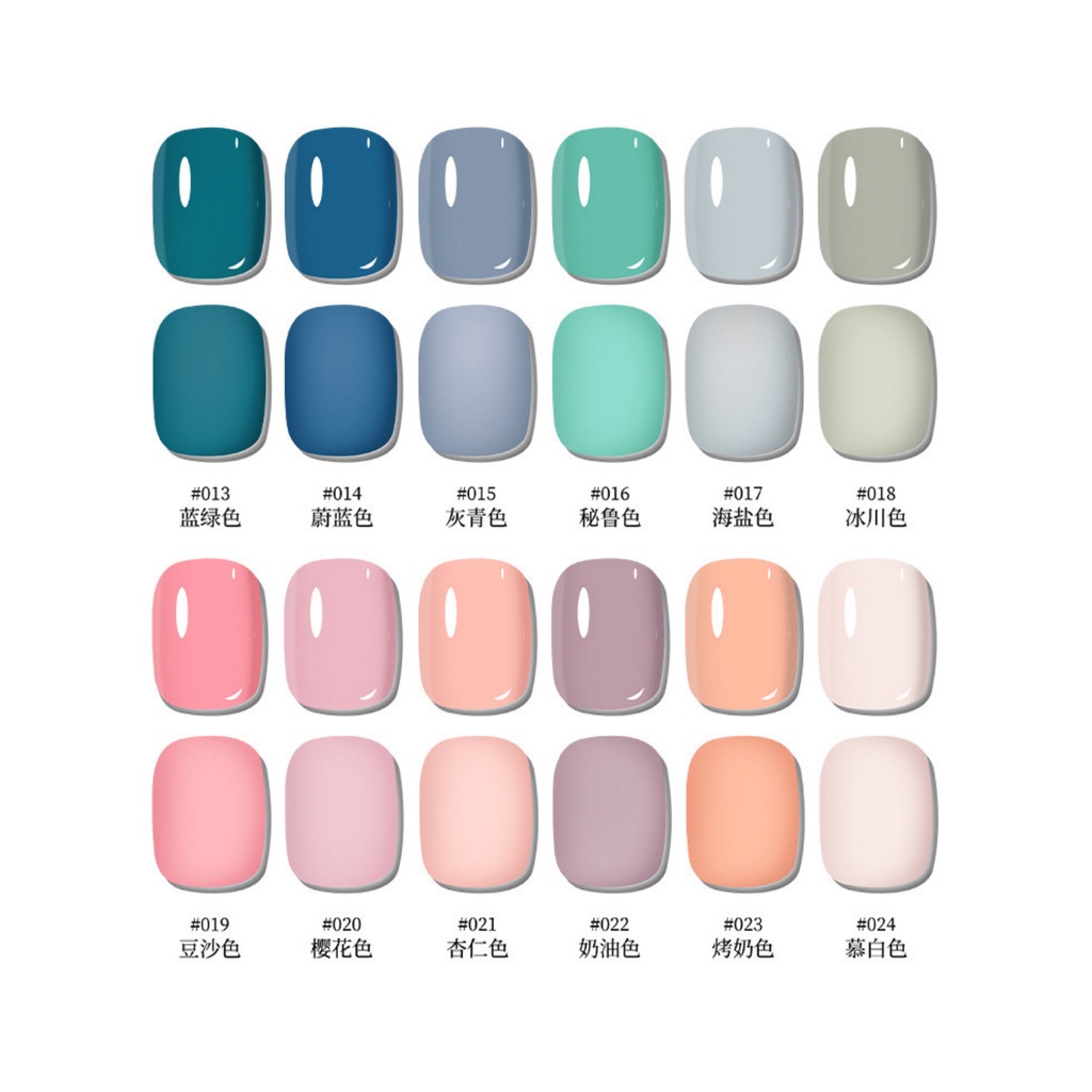 ~AB~ GAIRRIY Nail Gel Polish 15 mL UV Colored Bottles 60 Warna 31-60 Kutek Kuteks Cat Kuku Nail Art