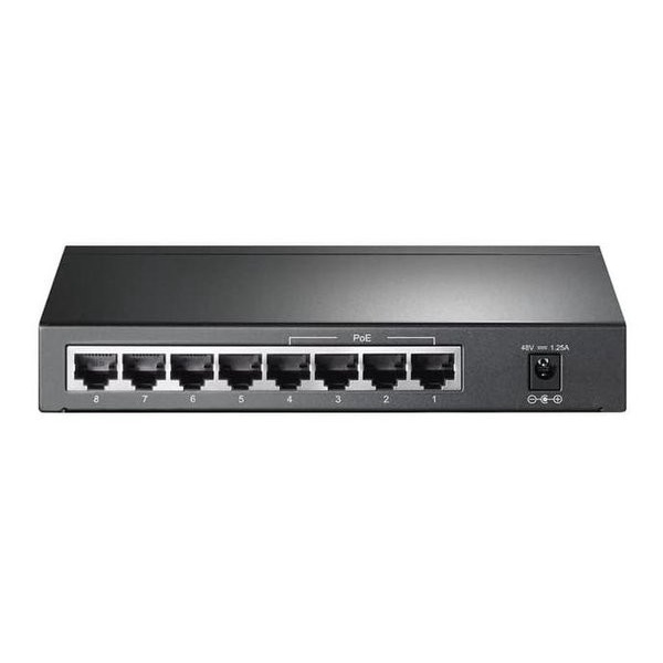 TP-Link TL-SG1008P 8 Gigabit RJ45 ports including 4 PoE ports, 53W PoE