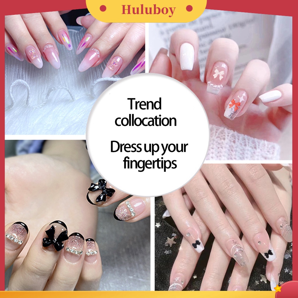 {In Stock} Resin Dekorasi Kuku Beruang Busur Bunga Hati 3D Pesona Aksesoris Nail Art Perhiasan Manicure Ornaments Perlengkapan Kuku
