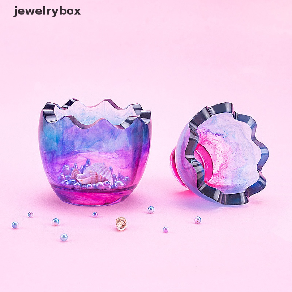 [jewelrybox] Bentuk Telur Toples Cetakan DIY Kristal Epoxy Resin Kotak Penyimpanan Cetakan Beton Semen Plester Craft Membuat Cetakan Dekorasi Rumah Butik