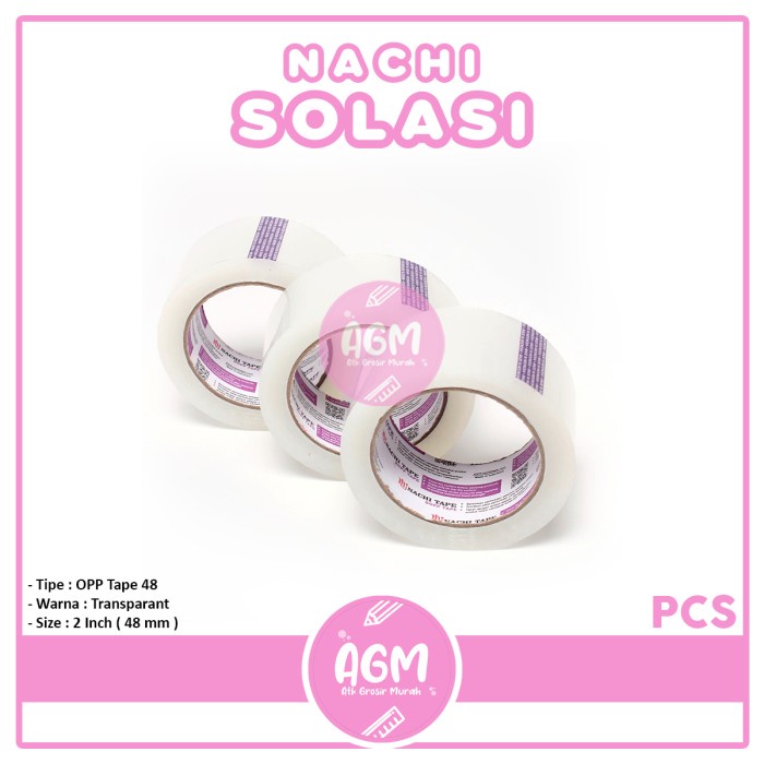 

NACHI - Lakban OPP Bening 2 Inch / 48mm - Roll