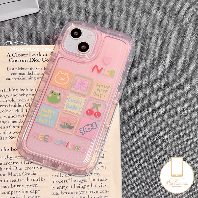 Case Oppo A17K A16 A54 A5 A9 A77s A76 A36 A96 Reno5 4F A5s A3s A17 A15 A95 A7 A74 A12 A57 A16s A16K A92 A77 A5 A1K A53 A31 A16E A52 A12E Kodok Beruang Binatang Lucu Lembut Bening Sarung