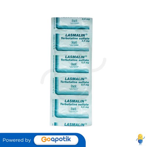 LASMALIN 2.5 MG STRIP 10 TABLET