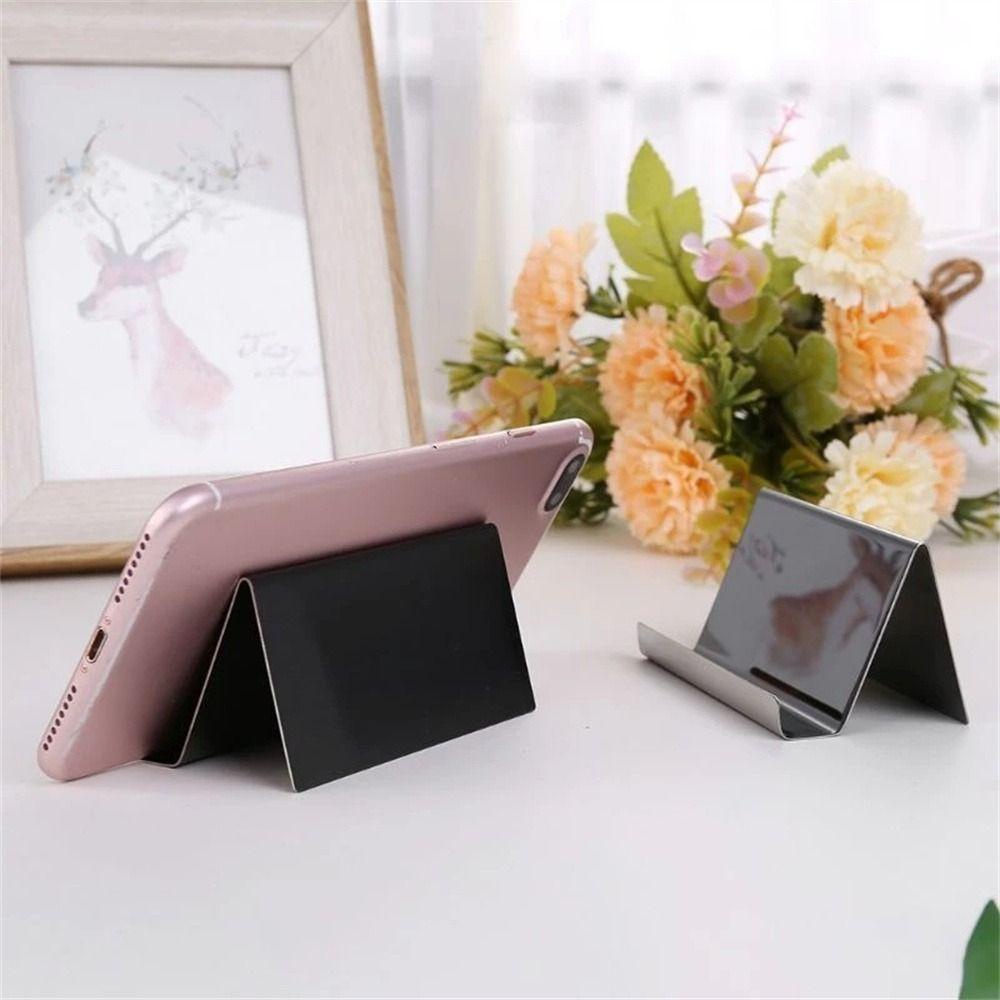 Lanfy Holder Kartu Nama Kantor Suppiles Konferensi Aksesoris Holder Hp Desktop Table Organizer Metal Name Card Display Stand