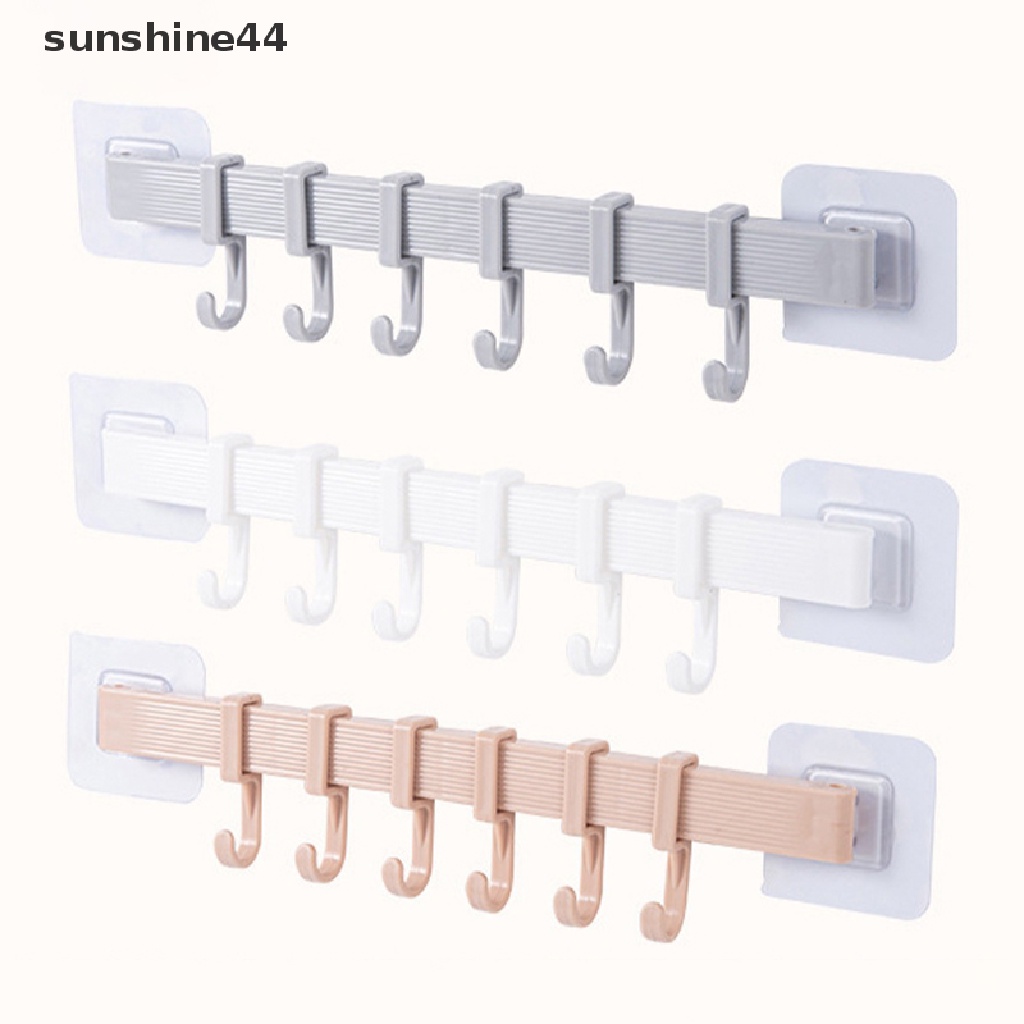 Sunshine Kitchen Storage Hook Lemari 6kait Rak Penyimpanan Organizer Rumah ID