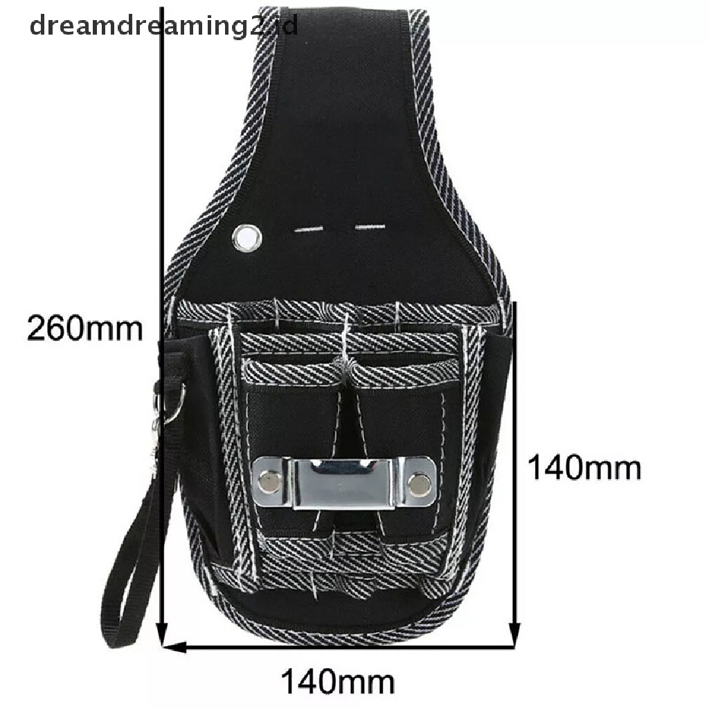 (hot) Electrician Waist Pocket Tool Belt Kantong Tas Obeng Kit Holder Case Cal  //