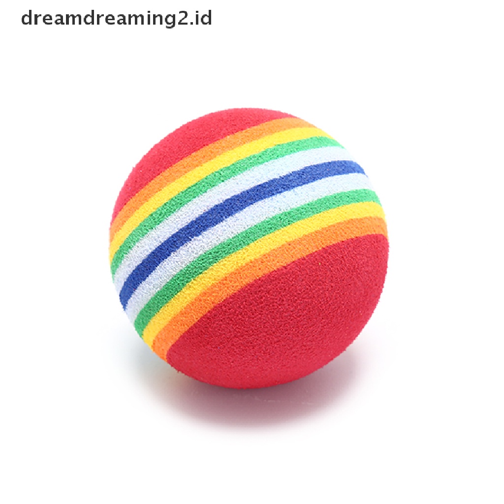 (hot) 10pcs Rain Stripe foam Sponge Bola Golf Alat Bantu Latihan Latihan Ayunan//