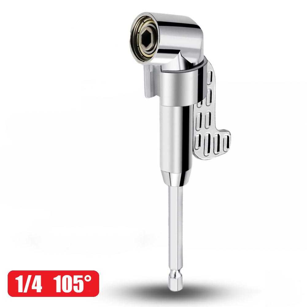 Towayer Ekstensi Mata Bor L Angle 105 Derajat 1/4inch Hex 140mm - T105 ( Mughnii )