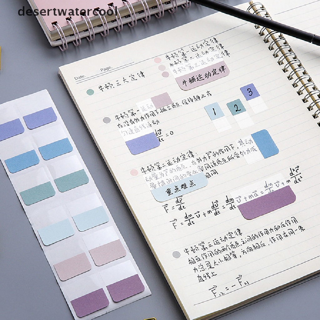Deid 240pcs Multicolor Sticky Writable Removable Indeks Tab Spidol Bookmark Notes Martijn