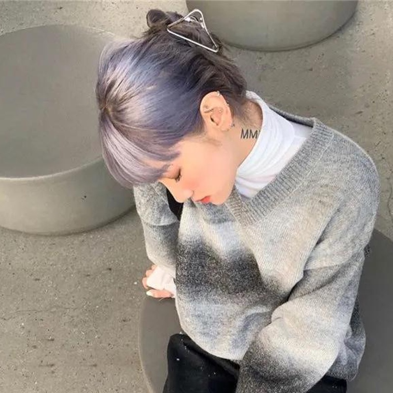 Papaozhu Trendi Perak Logam Segitiga Rambut Cakar Klip Untuk Wanita Perempuan Sederhana Berongga Geometris Rambut Bun Maker Temperamen Ponytail Holder