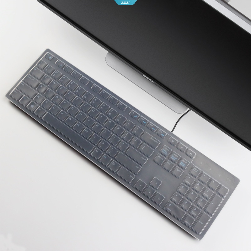 Komputer keyboard Silikon super Lembut full coverage Dell 17inch desktop Serba77903277 KB216T/P3275Tahan Air Dan Kotoran film Pelindung Berkualitas Tinggi [ZK]