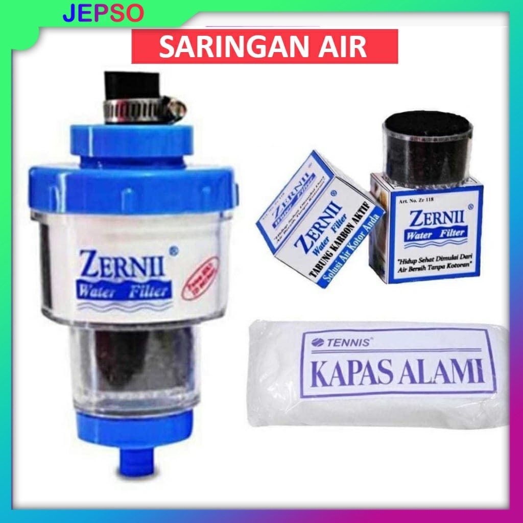 PAKET ZERNI FILTER AIR ZERNII PENYARING AIR KARBON KAPAS ZERNI WATER FILTER ZERNI SARINGAN AIR JEPSO