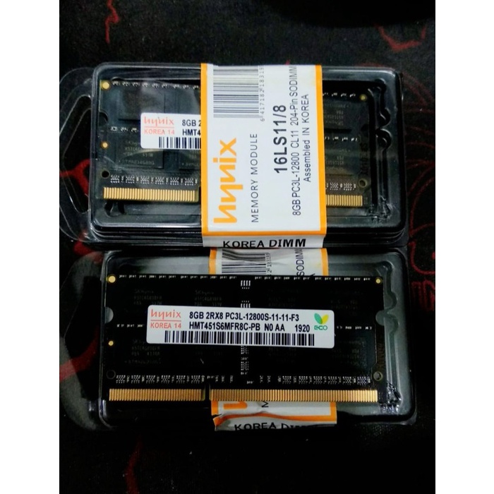 Hynix 8GB DDR3L 1600/12800 (Sodimm) / Ram Sodimm 8GB DDR3L PC12800