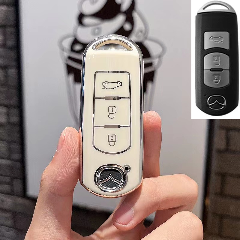 Untuk Mazda Key Case Cover Untuk2 3 6 Axela Atenza CX-5 CX5 CX-7 CX-9 Smart2Per3 Keys Keyless