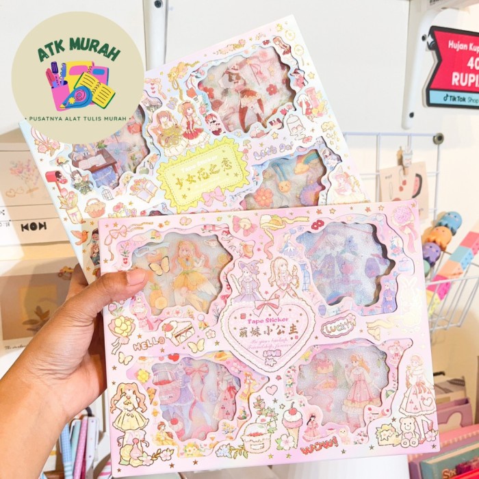 

Viral Sticker Senmu isi 32 lembar stuker jurnaling journal set buku al